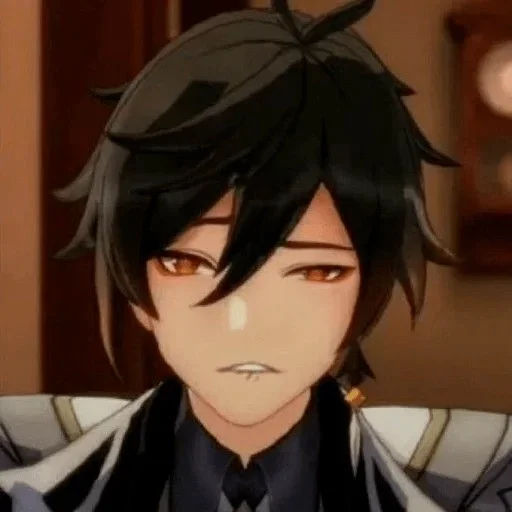 cartoon human face anime