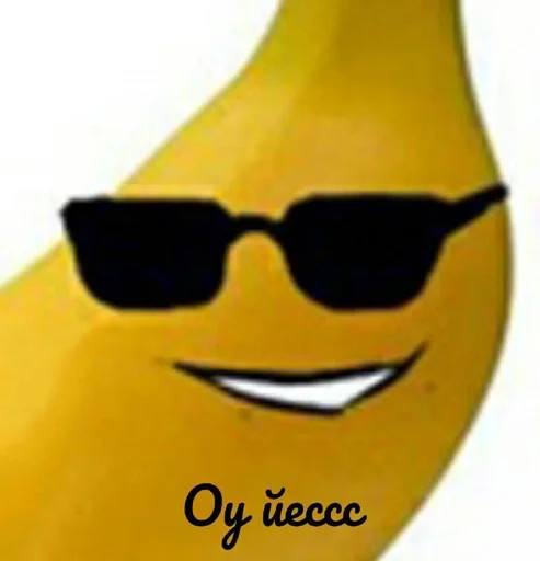 sunglasses goggles banana