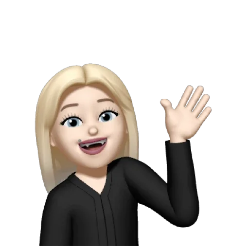 cartoon human face lipstick