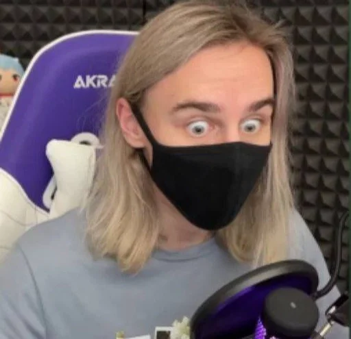 person headphones human face