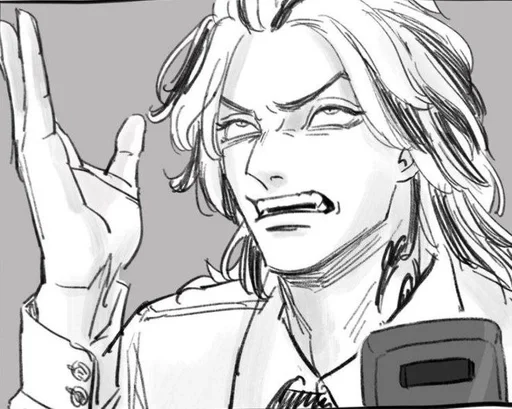 sketch illustration anime