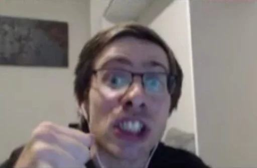 person indoor human face