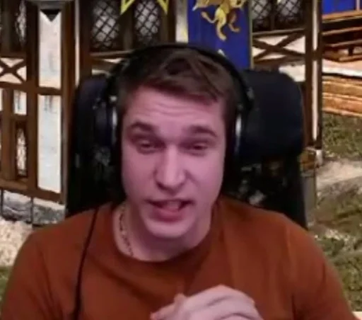 headphones person human face