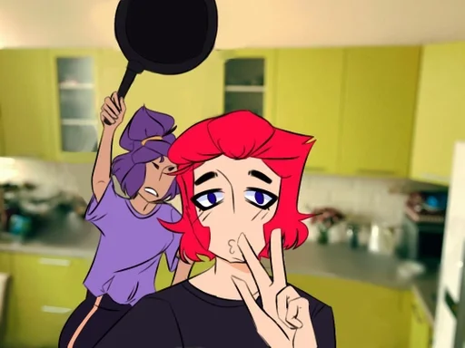 cartoon human face animated cartoon