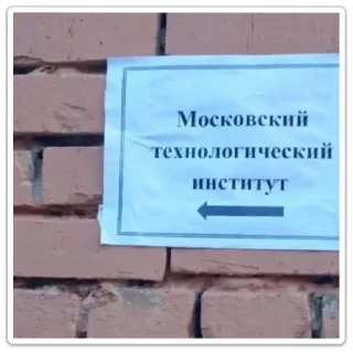 Sticker Институтичь - 6