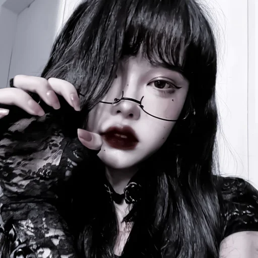 person human face lip