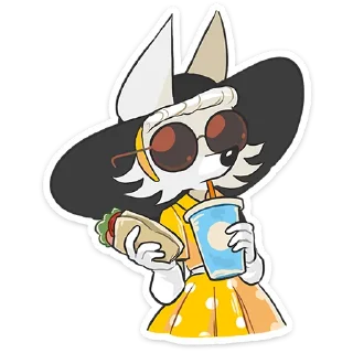 Стикер Амели от @TgSticker - 2