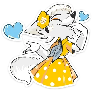 Стикер Амели от @TgSticker - 11