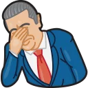 Facepalm Stickers by Gudim - иллюстрация