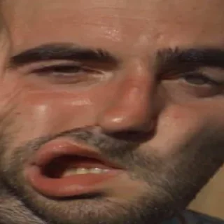 human face person bathing