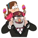 Sticker Gravity Falls - 4