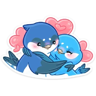 Sticker Семейные птенчики :: @stickroom - 3