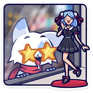 Sticker Кьюби :: @stickroom - 0