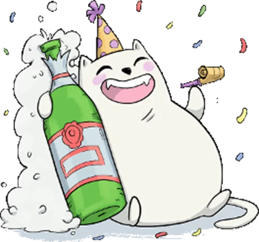 Стикер fat_cat - 1