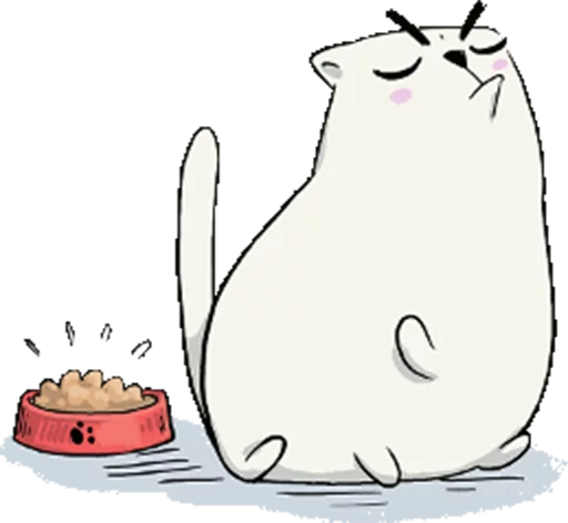 Стикер fat_cat - 1