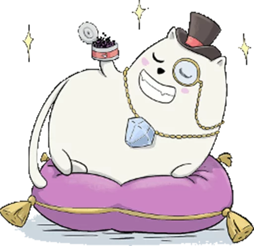 Стикер fat_cat - 1