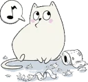 Sticker Fat Cat - 3
