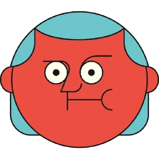 Sticker Fat funny guy @stickersb2b - 7