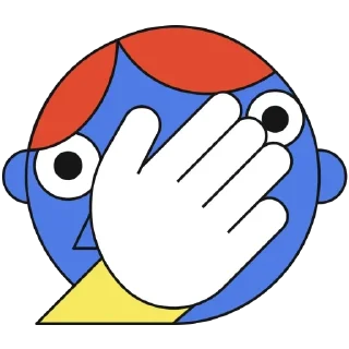 Sticker Fat funny guy @stickersb2b - 2