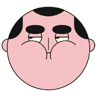 Sticker Fat funny guy @stickersb2b - 10