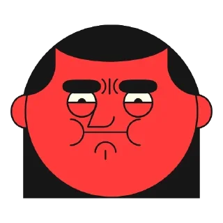 Sticker Fat funny guy @stickersb2b - 6