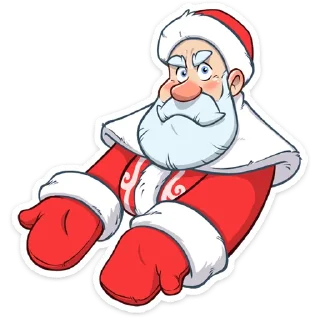 Sticker Дедушка Мороз (@TgSticker) - 7