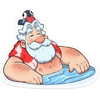 Sticker Дедушка Мороз (@TgSticker) - 8