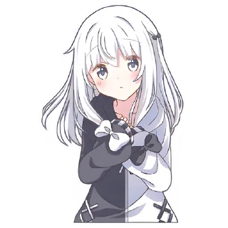 Стикер Инь-Янь тян @anime_stickerr - 9