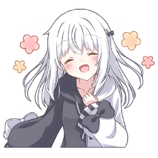 Стикер Инь-Янь тян @anime_stickerr - 2