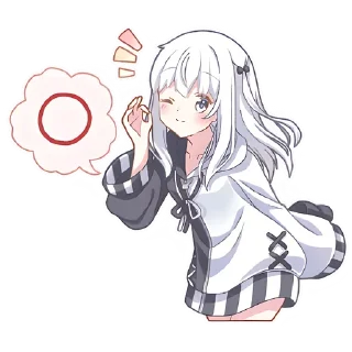 Стикер Инь-Янь тян @anime_stickerr - 8