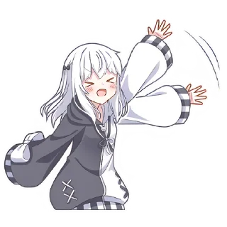 Стикер Инь-Янь тян @anime_stickerr - 7