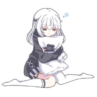 Стикер Инь-Янь тян @anime_stickerr - 0