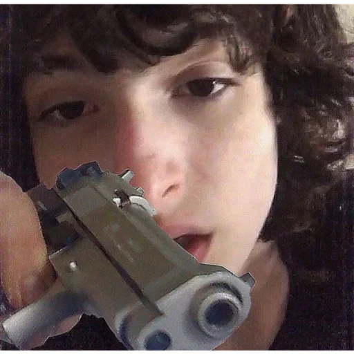 person weapon human face