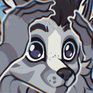 Стикер Tay🍁Niko furry stickers - 6