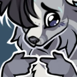 Стикер Tay🍁Niko furry stickers - 0