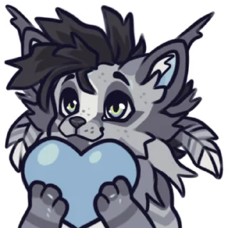 Стикер Tay🍁Niko furry stickers - 4