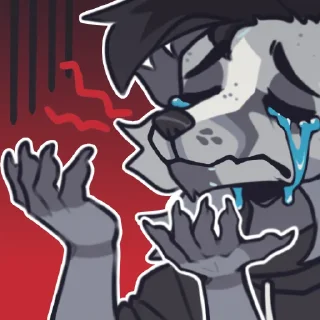 Стикер Tay🍁Niko furry stickers - 1