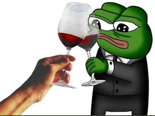 cartoon wine glass drink