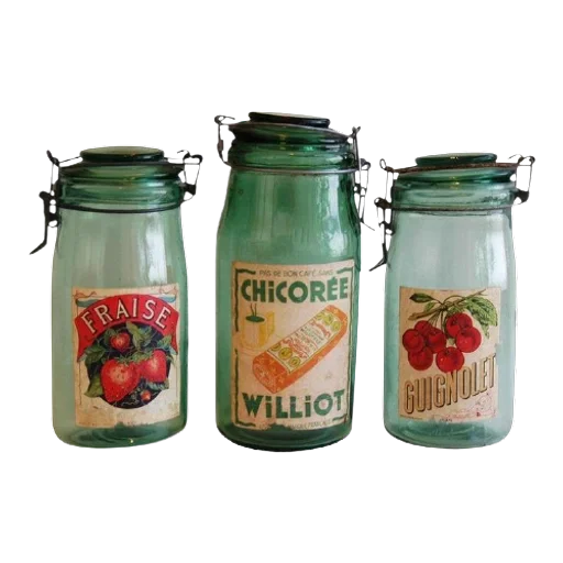 mason jar food storage containers text