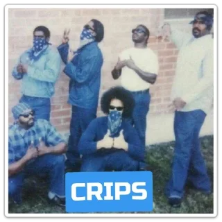 Sticker 🔷Crips Gang💙 Полтава - 10