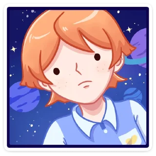 Стикер Рыжик Феликс :: @stickroom - 1