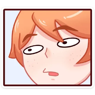 Стикер Рыжик Феликс :: @stickroom - 11