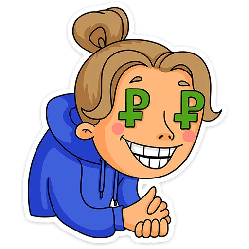 Sticker female_standup - 1