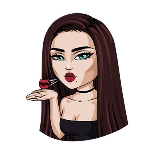 мультфильм аниме человеческое лицо