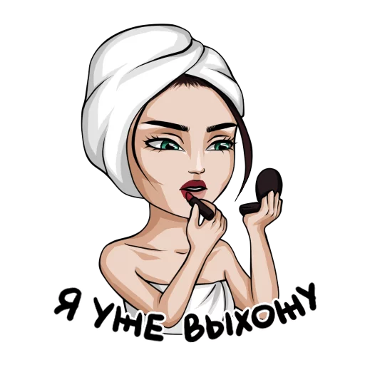 человеческое лицо женщина мультфильм