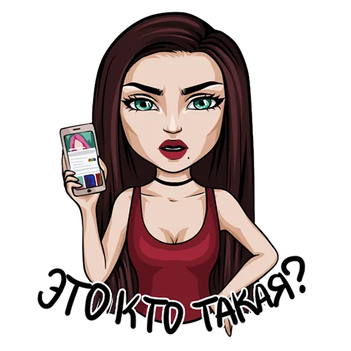 человеческое лицо мультфильм женщина