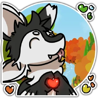 Стикер Fyr Avali @Fenrir784 - 11