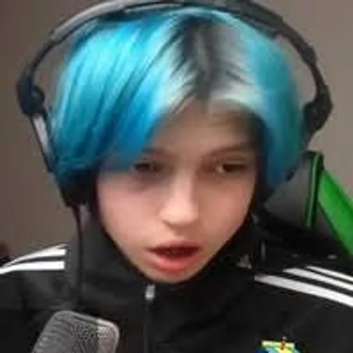 headphones person human face