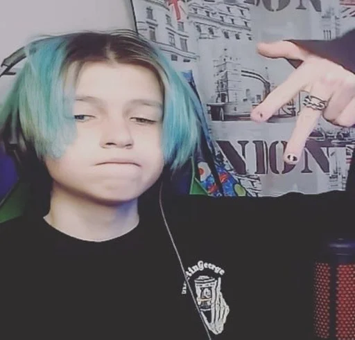 text human face person