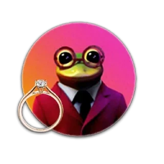 Стикер Свадьбочка | @reggieloy - 1